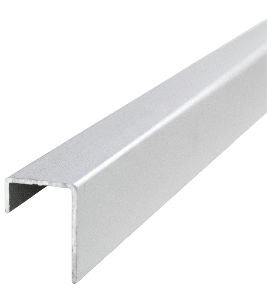 Image of Multipanel Type C End Cap Satin Aluminium 2450mm x 11mm 