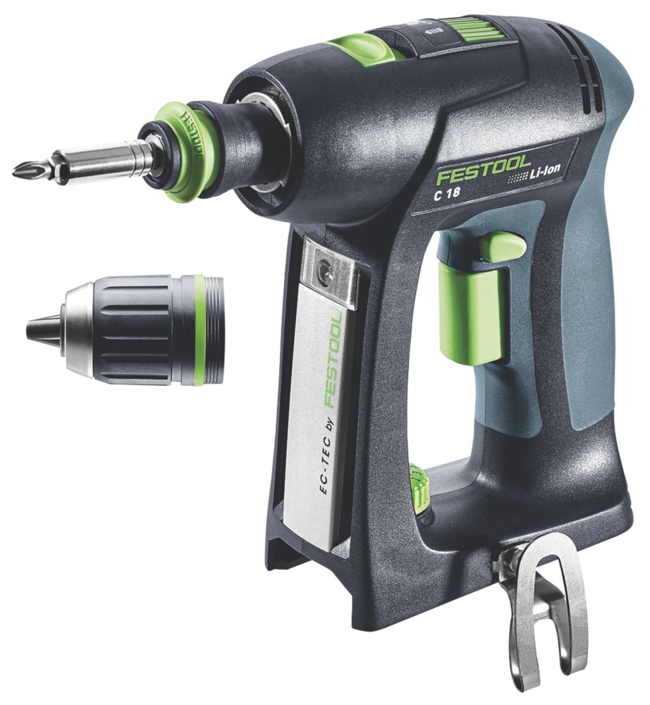 Image of Festool C18 Li 18V Li-Ion Brushless Cordless Drill Driver - Bare 