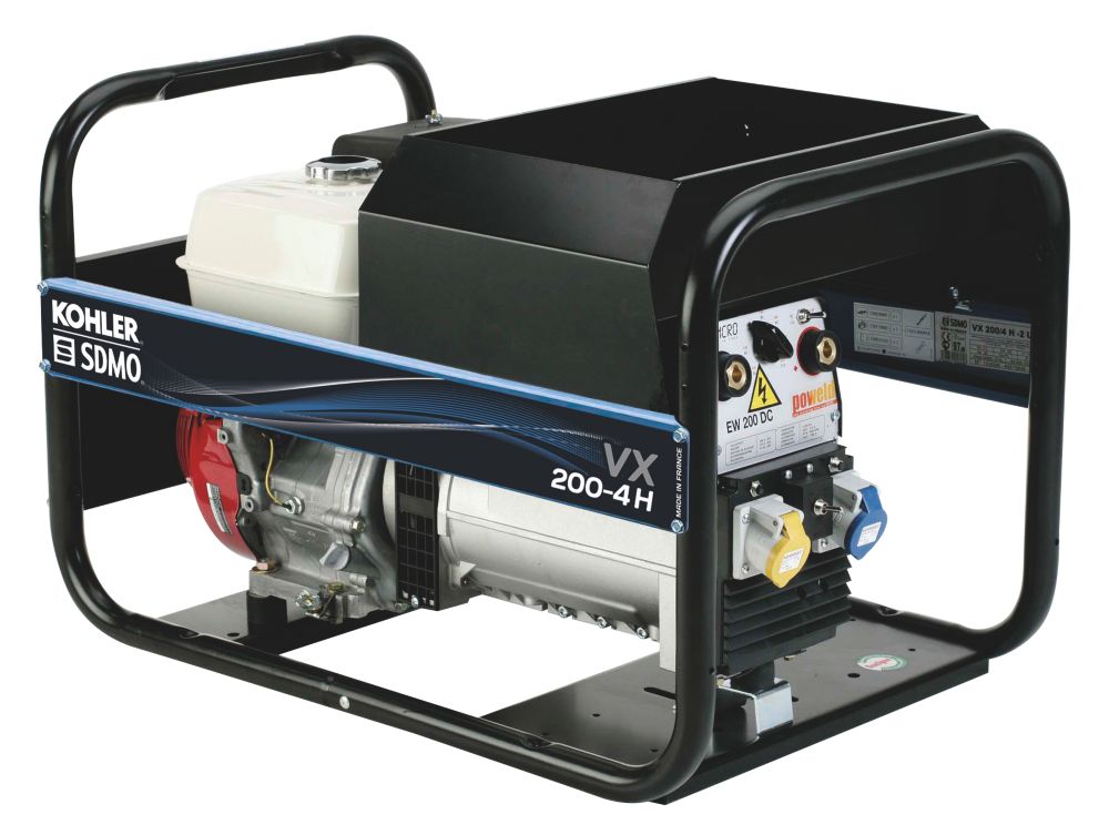 Image of Kohler VX200/4H 4000W 200A DC Portable Generator & Welding Set 110 / 230V 