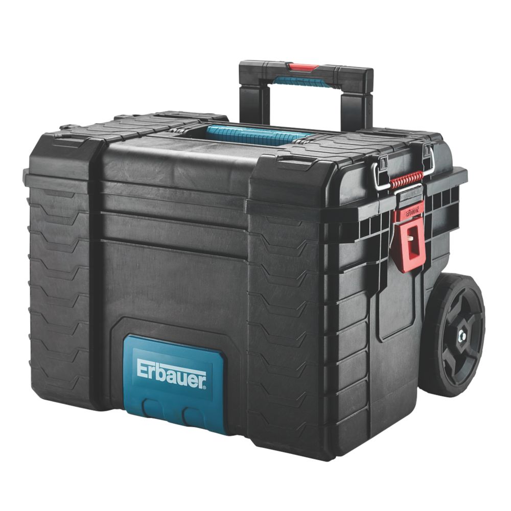 Image of Erbauer Connecx Toolbox with Wheels 