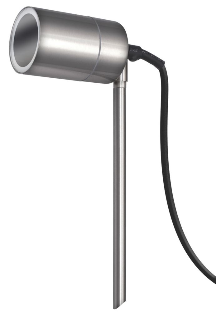 Image of Luceco LEXDLSSS-01 Outdoor Decorative Lawn Spike Light Stainless Steel 