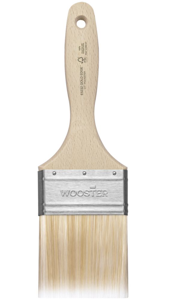 Image of Wooster Gold Edge Cutting-In Paintbrush 3" 