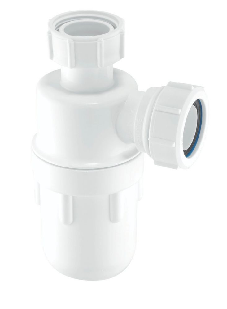 Image of McAlpine C10 Bottle Trap White 40mm 