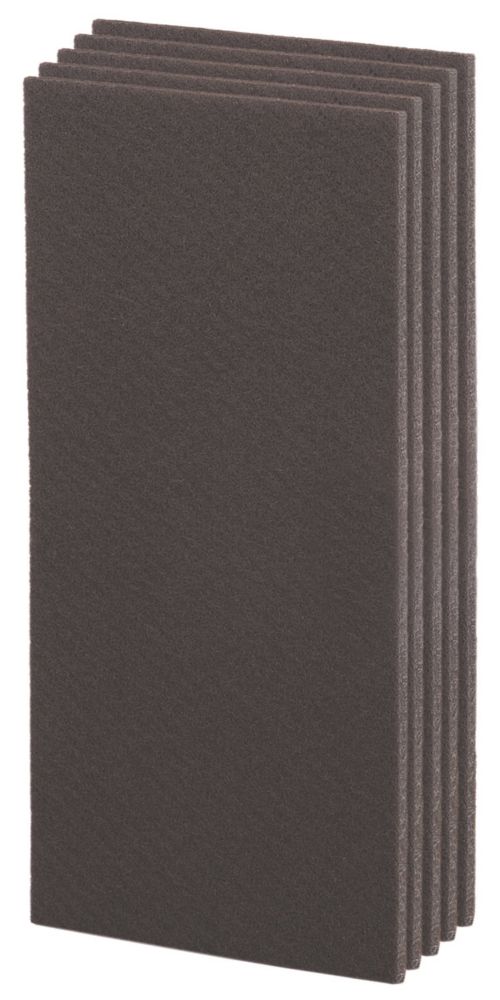 Image of Fix-O-Moll Brown Round Self-Adhesive Felt Gliders 100mm x 200mm 5 Pack 