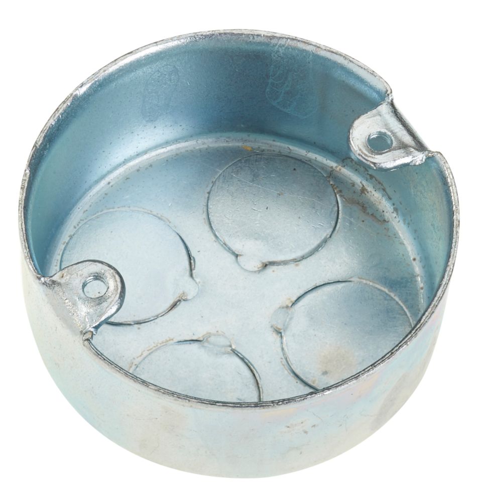 Image of Deta 4 Hole 20mm Loop-In Conduit Box BZP 