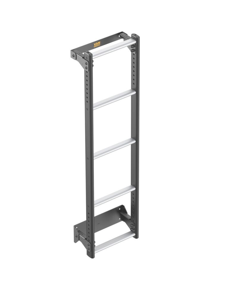 Image of Van Guard Fiat Talento 2016-2020 5-Treads ULTI Ladder Rear Door Ladder for H1 1260mm 