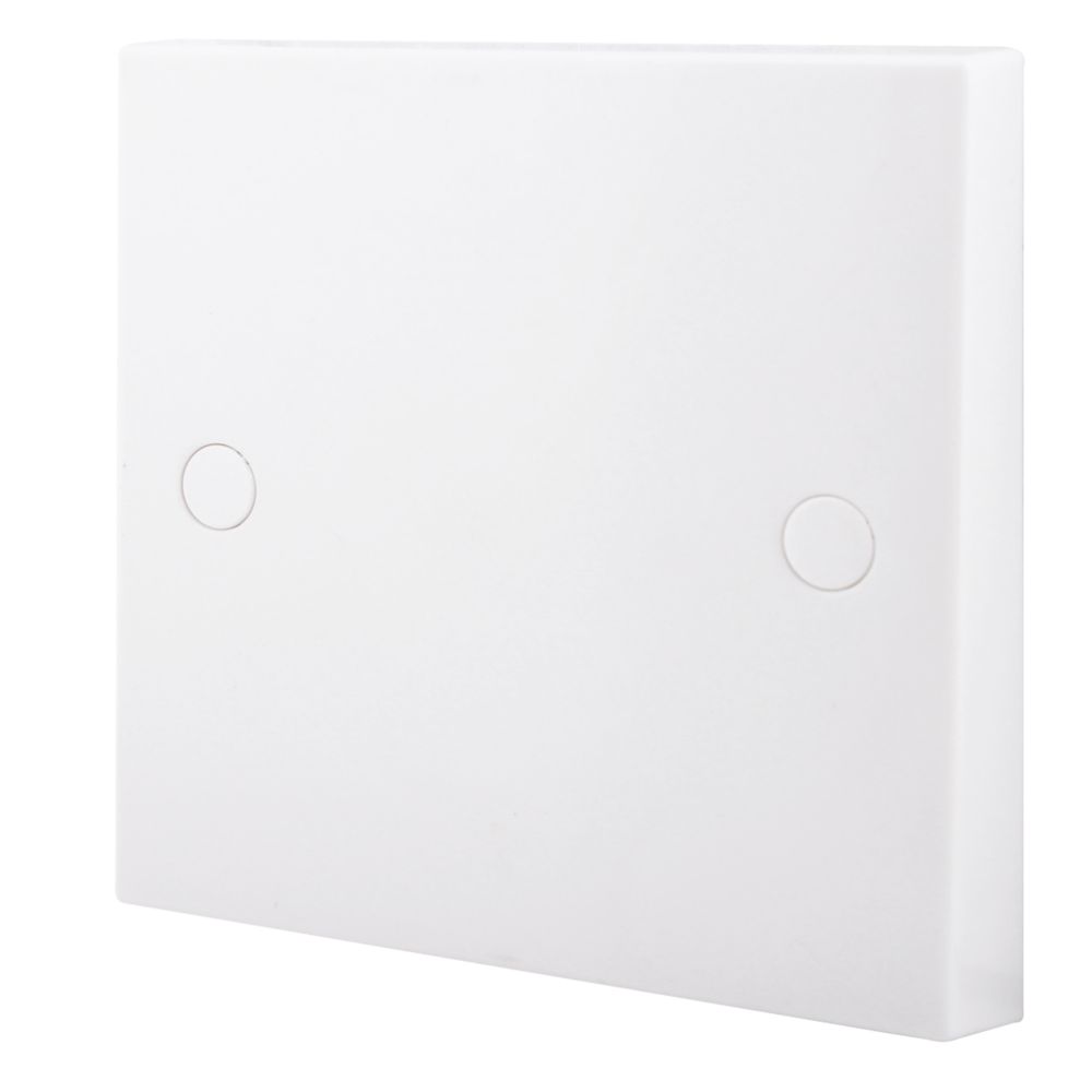 Image of British General 900 Series 20A Unswitched Flex Outlet Plate White 