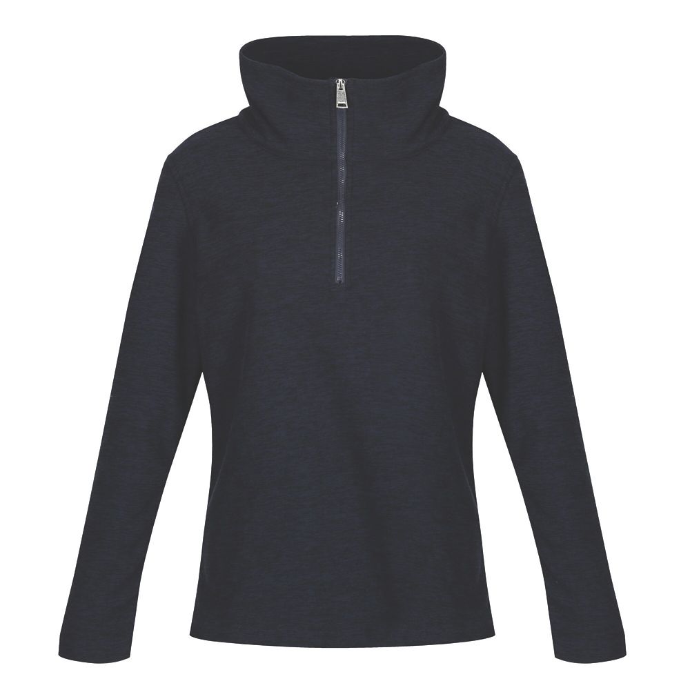 Image of Regatta Kizmit Half Zip Fleece Navy/Black Marl Size 12 