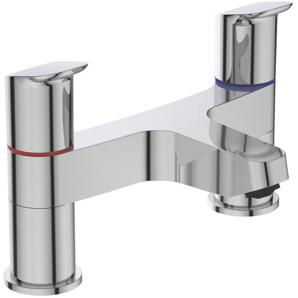 Image of Ideal Standard Ceraflex Deck-Mounted 2-Hole Bath Filler Chrome 