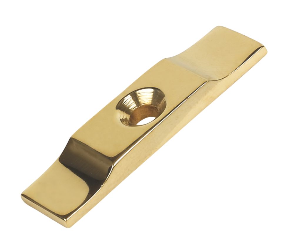 Image of Turn Button Cabinet Catches Brass 38mm x 9mm 10 Pack 