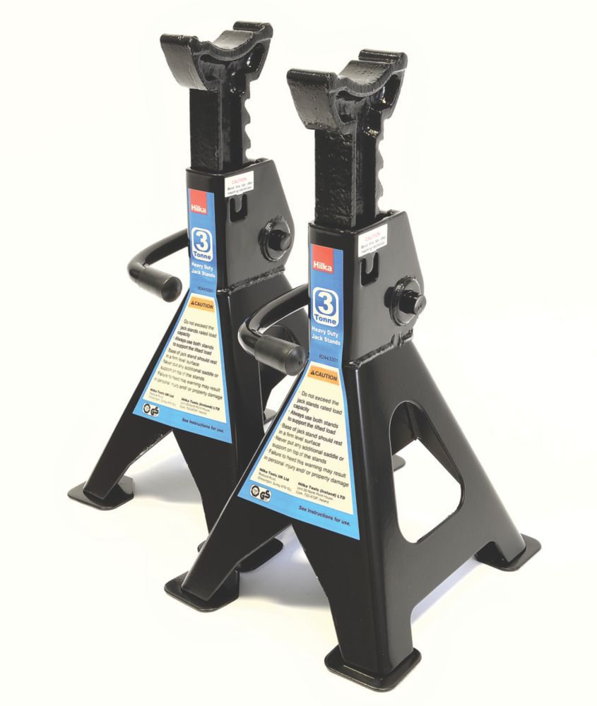 Image of Hilka Pro-Craft 3 Tonne Ratchet Axle Stands 