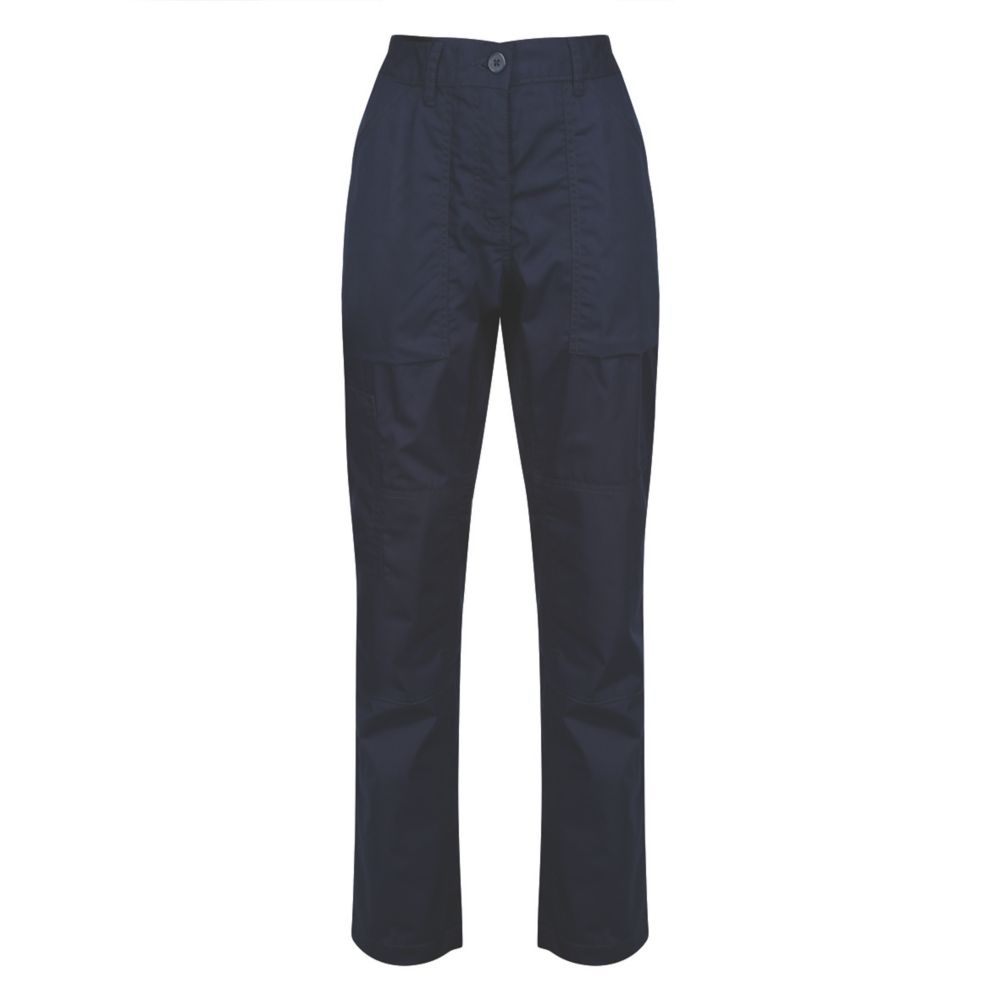 Image of Regatta Action Womens Trousers Navy Size 10 29" L 