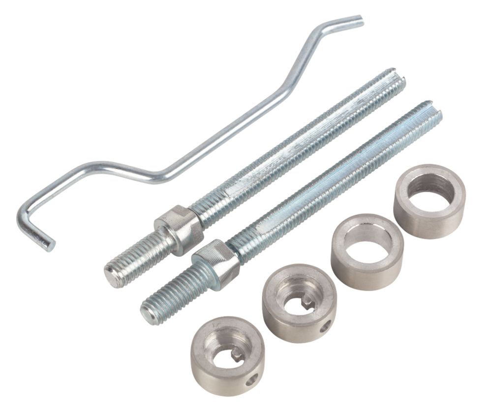 Image of Eurospec Fire Rated Back-to-Back D Pull Handle Fixing Kit 