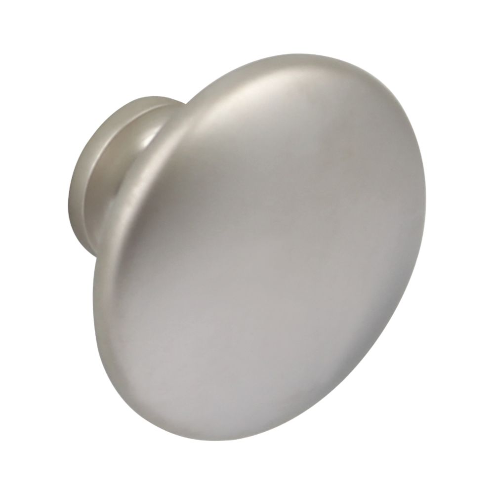 Image of Hafele Modern Cabinet Knob Matt Nickel 34mm 