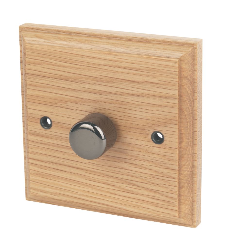 Image of Varilight 1-Gang 2-Way LED Dimmer Switch Classic Oak 