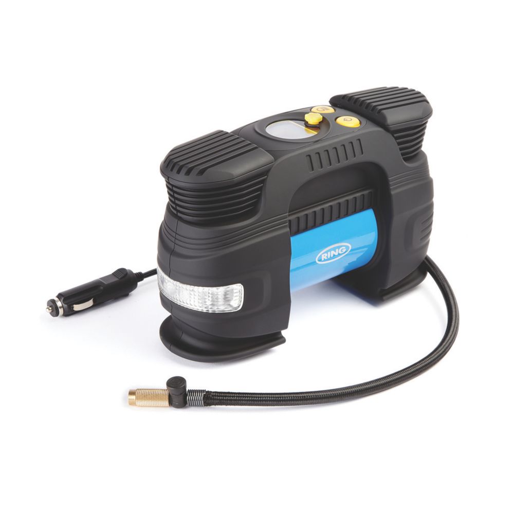 Image of Ring Digital Air Compressor with Light 12V 