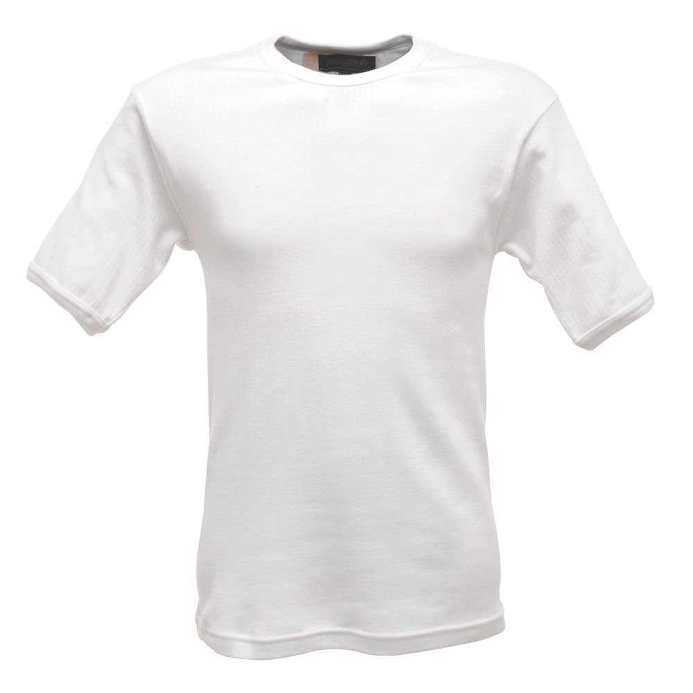 Image of Regatta Professional Short Sleeve Base Layer Thermal T-Shirt White Medium 39 1/2" Chest 