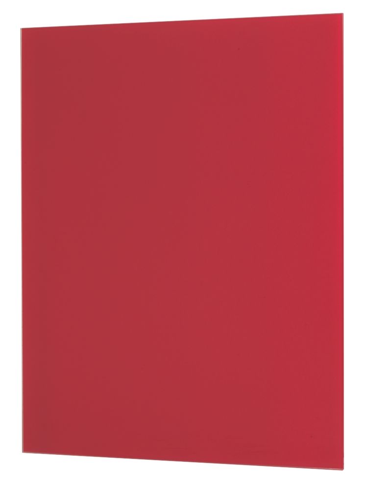 Image of Hafele Red Splashback 595mm x 745mm x 6mm 