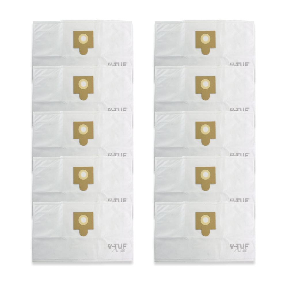 Image of V-Tuf STACKVAC 20Ltr Dust Bags 10 Pack 