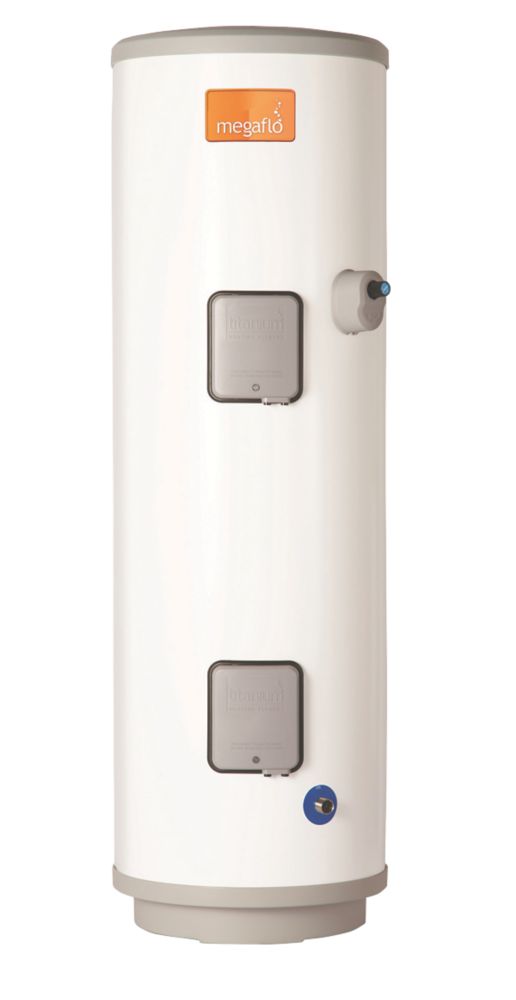 Image of Heatrae Sadia Megaflo Eco Slimline 200dd Direct Unvented Unvented Hot Water Cylinder 200Ltr 2 x 3kW 