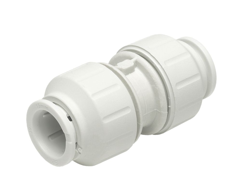 Image of JG Speedfit Plastic Push-Fit Equal Coupler 10mm 
