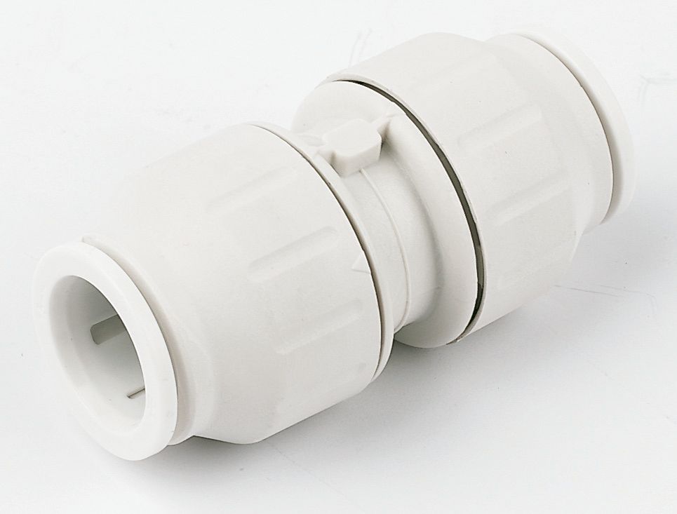 Image of JG Speedfit Plastic Push-Fit Equal Coupler 10mm 