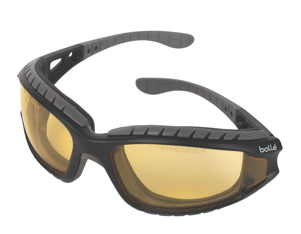 Image of Bolle Tracker II Amber Lens Safety Specs 