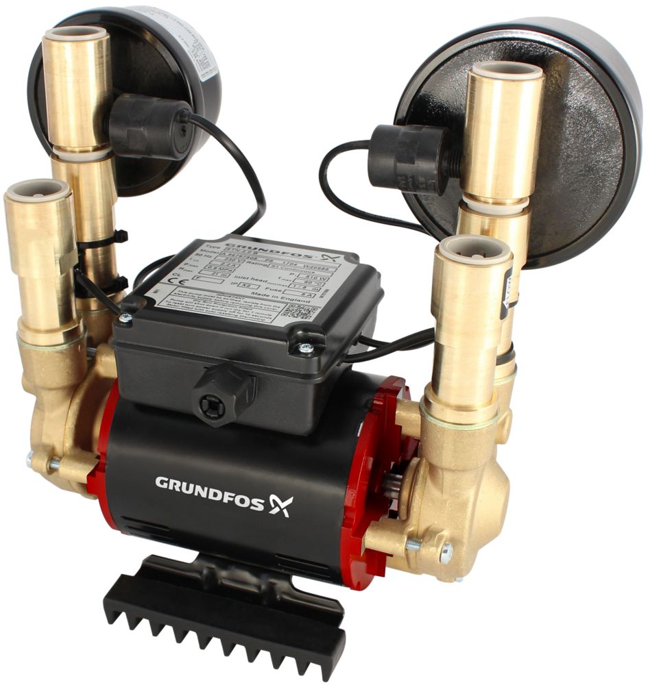 Image of Grundfos 96788173 Regenerative Twin Twin Shower Pump 3.0bar 
