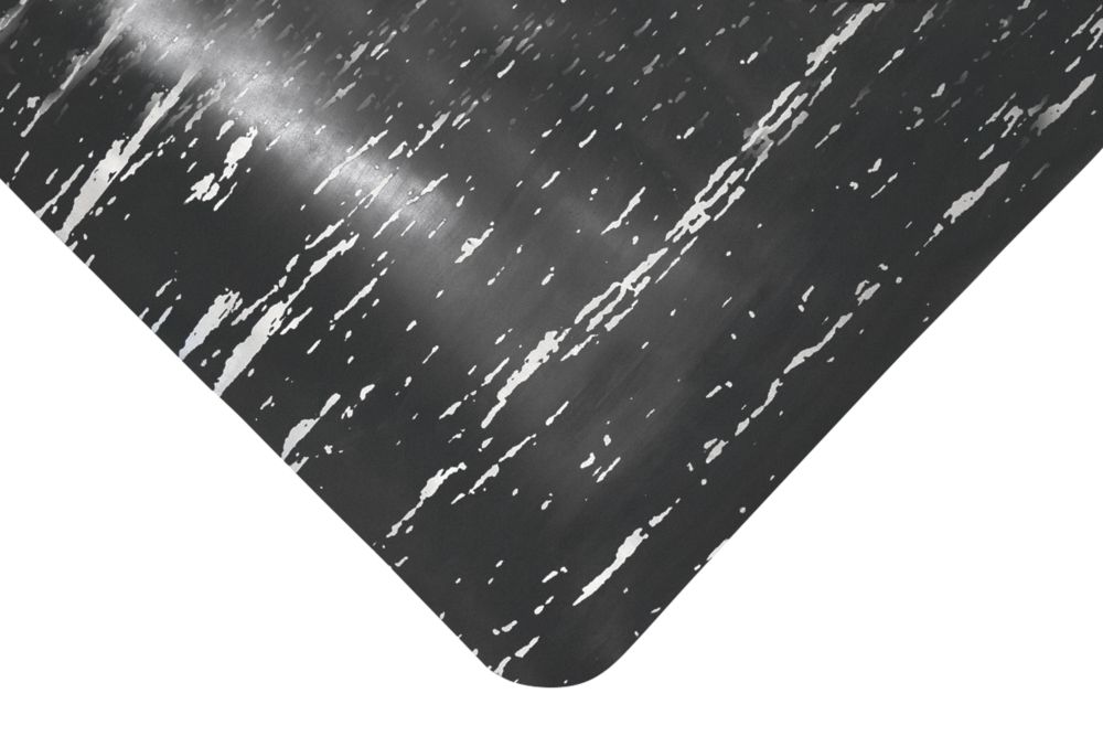 Image of COBA Europe Marble Top Anti-Fatigue Floor Mat Black 18.3m x 0.9m x 14mm 