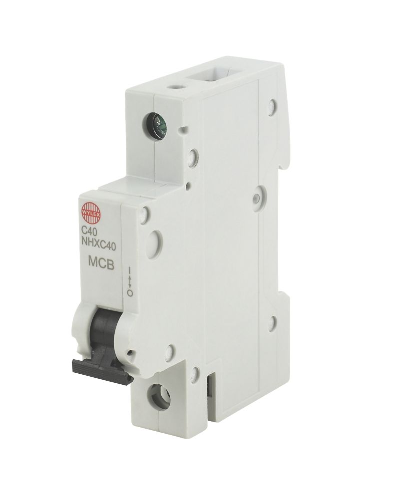 Image of Wylex 40A SP Type C MCB 