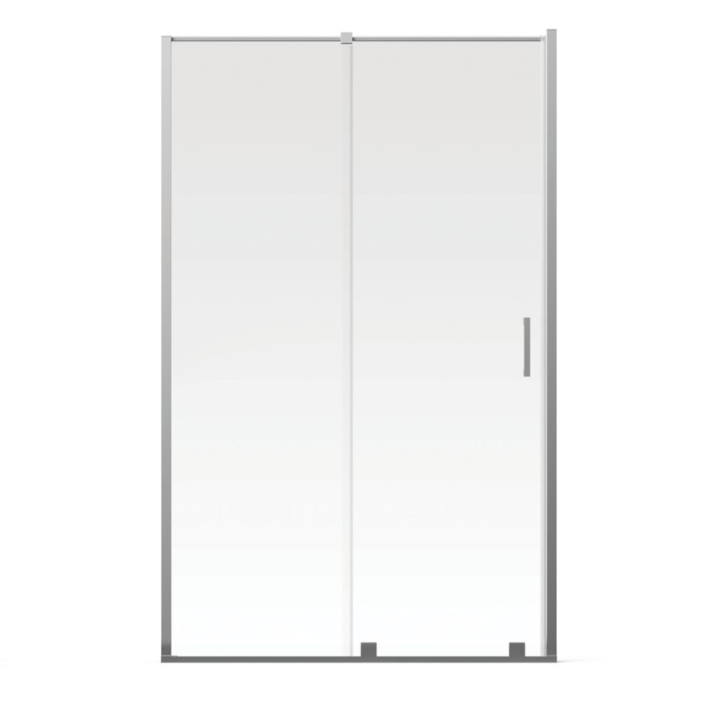 Image of Aqualux Aquarius 6 Frameless Rectangular Sliding Shower Door 1600mm x 1900mm 