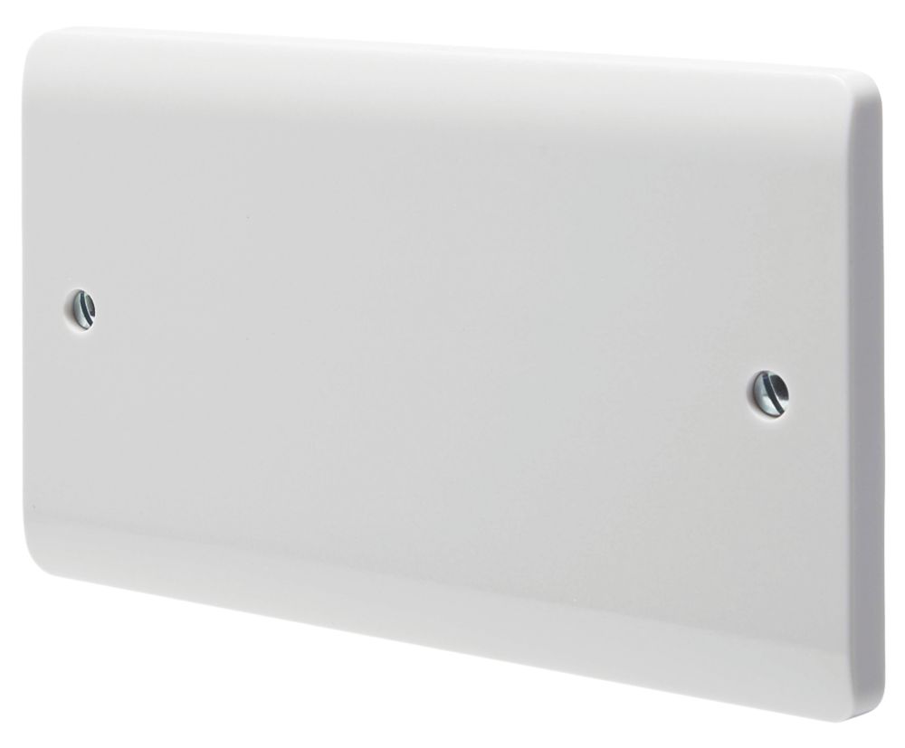 Image of Crabtree Instinct 2-Gang Blanking Plate White 
