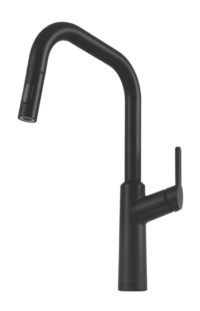 Image of Clearwater Santor SAN20MB Single Lever Tap with Twin Spray Pull-Out Matt Black 