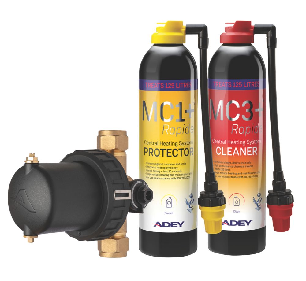 Image of Adey MagnaClean Atom Magnetic Filter & Chemical Pack 22mm 