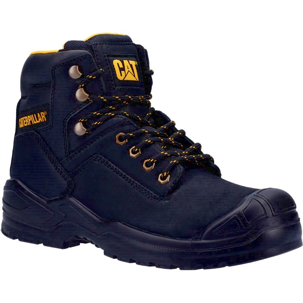 Image of CAT Striver Mid Safety Boots Black Size 9 