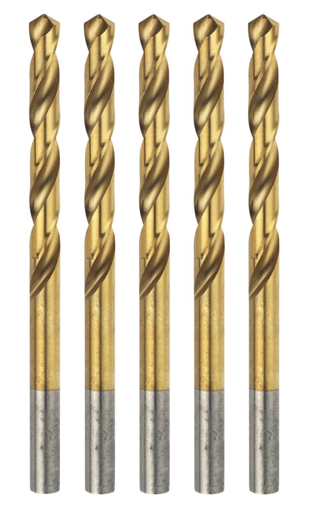 Image of Erbauer Straight Shank Ground HSS Drill Bit 6mm x 93mm 5 Pack 