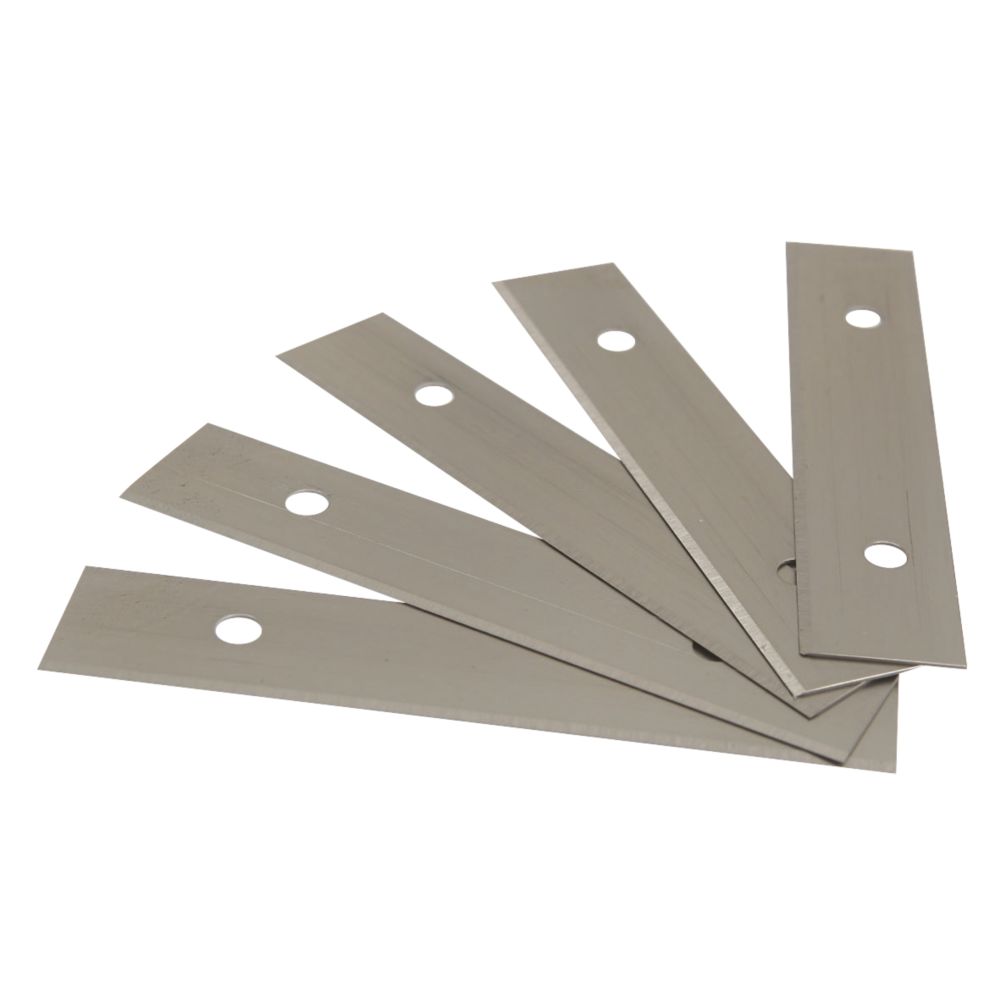 Image of No Nonsense Window Scraper Blades 3Â½" 5 Pack 