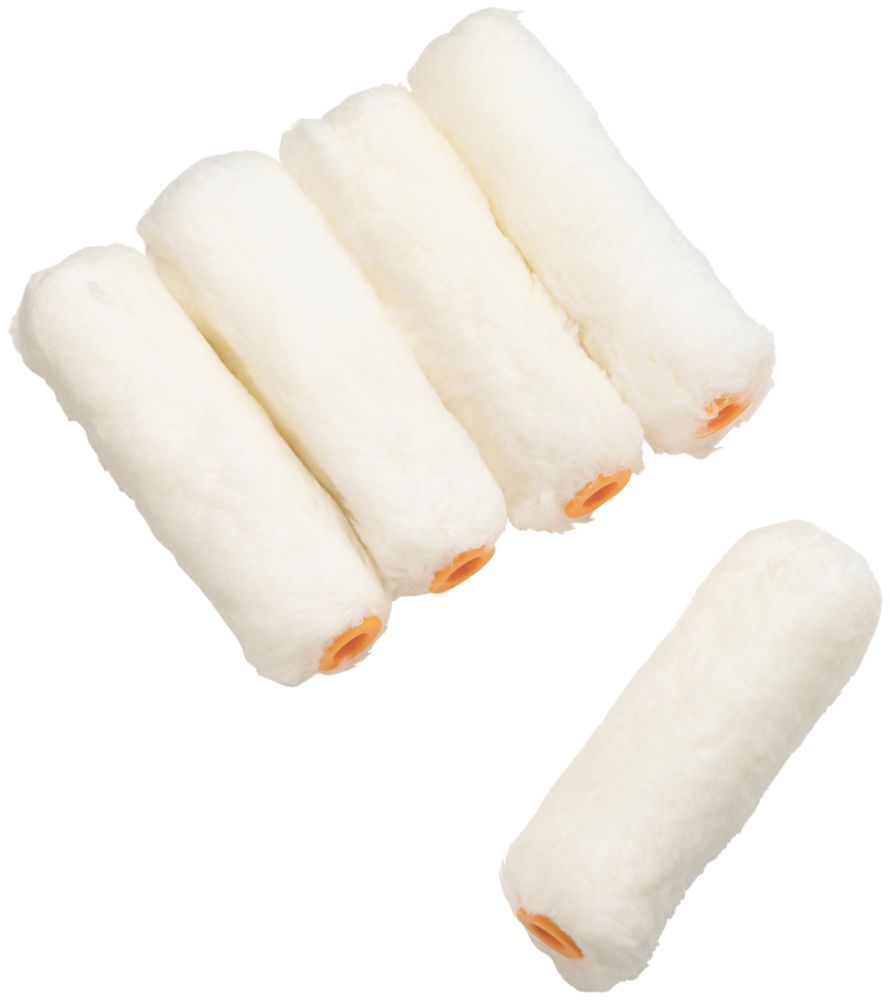 Image of No Nonsense Emulsion Roller Sleeves Emulsion 4" x 5 Pack 