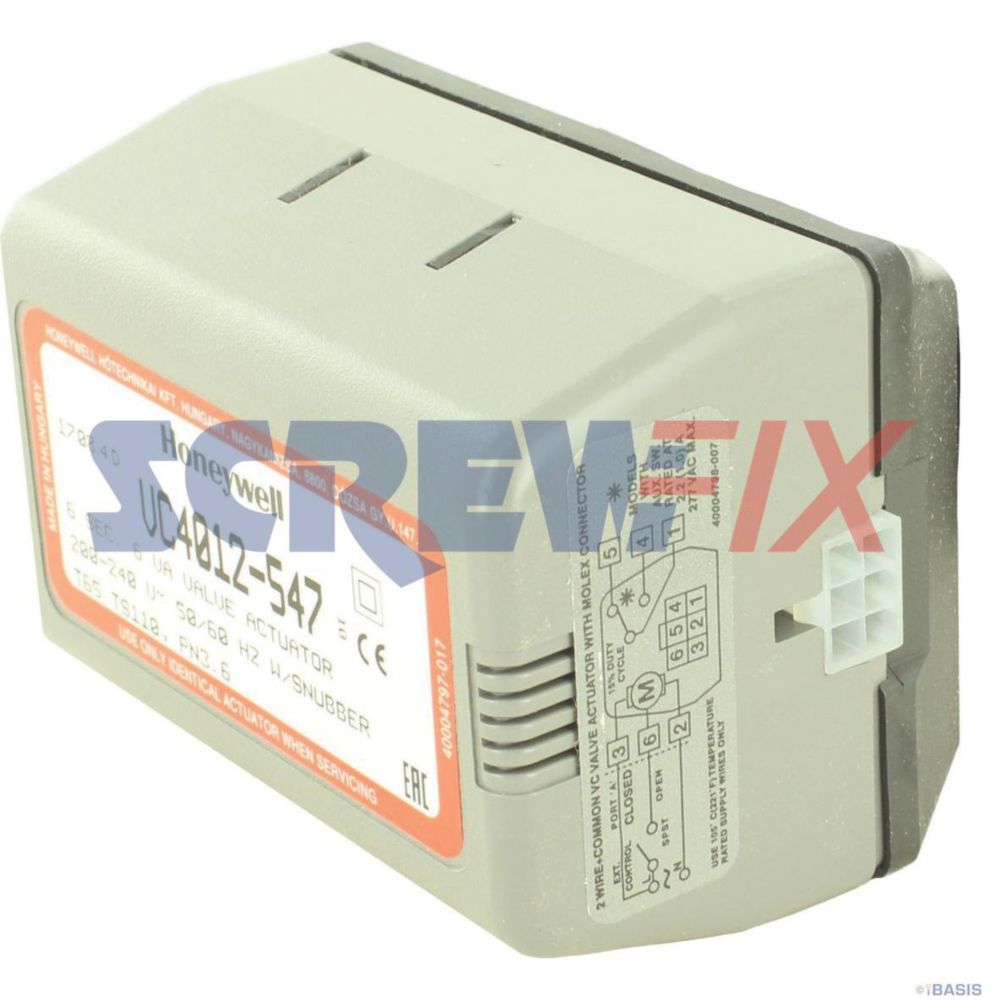 Image of Baxi 5107000 VALVE ACTUATOR HEAD 