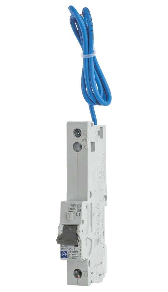 Image of Lewden 45A 30mA SP Type C RCBO 