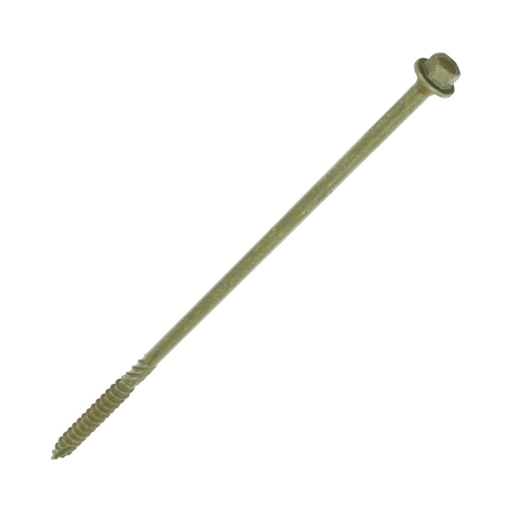 Image of Timco Hex Socket Timber Frame Construction & Landscaping Screws 6.7mm x 200mm 50 Pack 