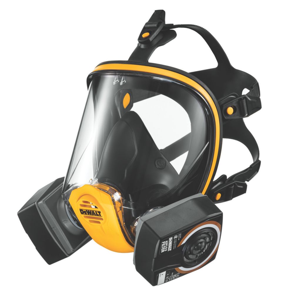 Image of DeWalt Large Full Face Mask Respirator A2-P3 