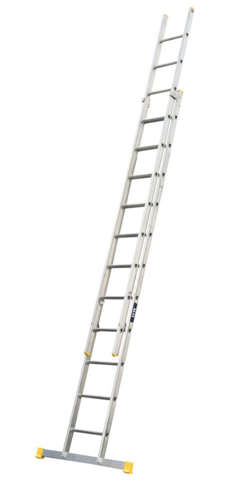 Image of Lyte ProLyte 2-Section Aluminium Trade Extension Ladder 5.58m 