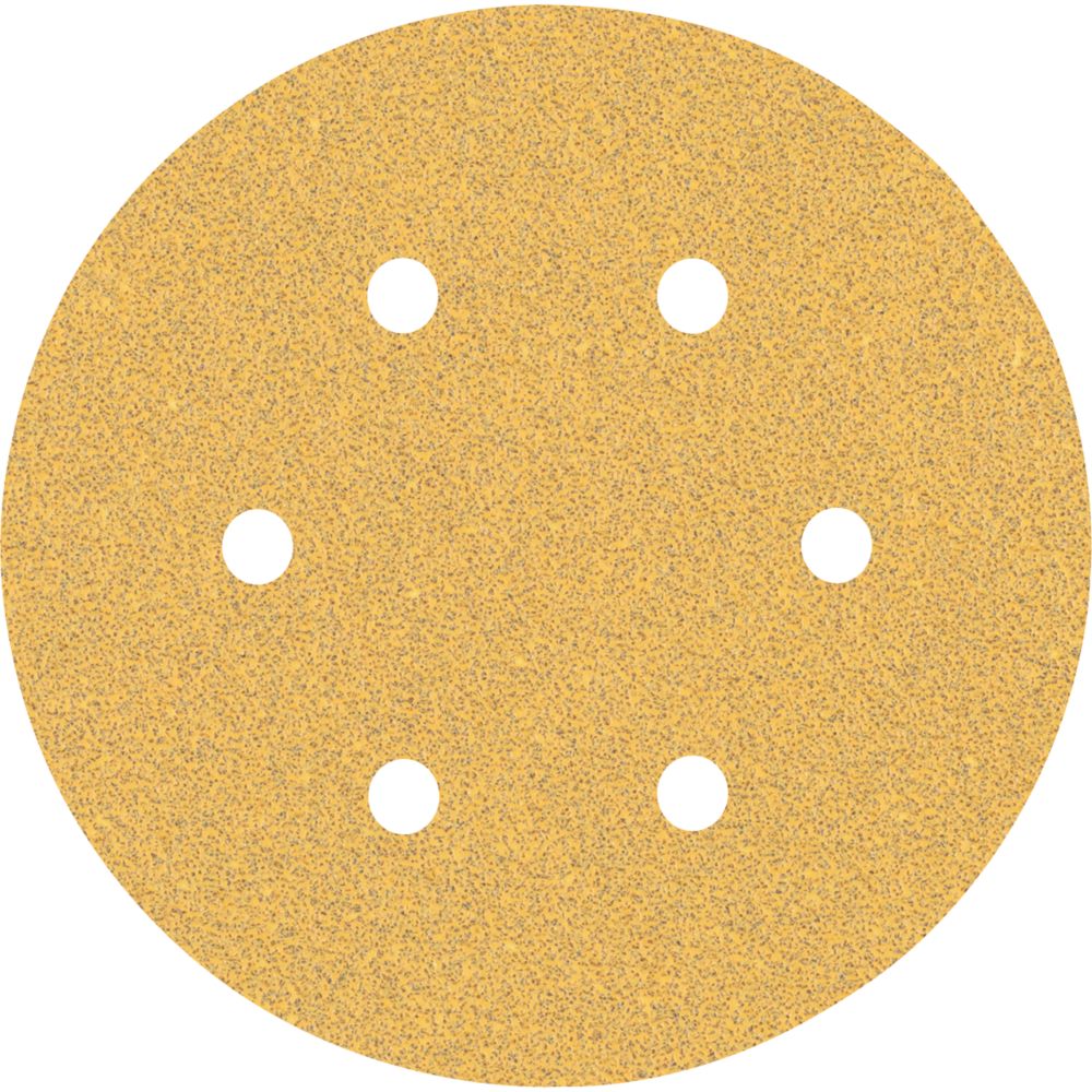 Image of Bosch Expert C470 Sanding Discs 6-Hole Punched 150mm 60 Grit 50 Pack 