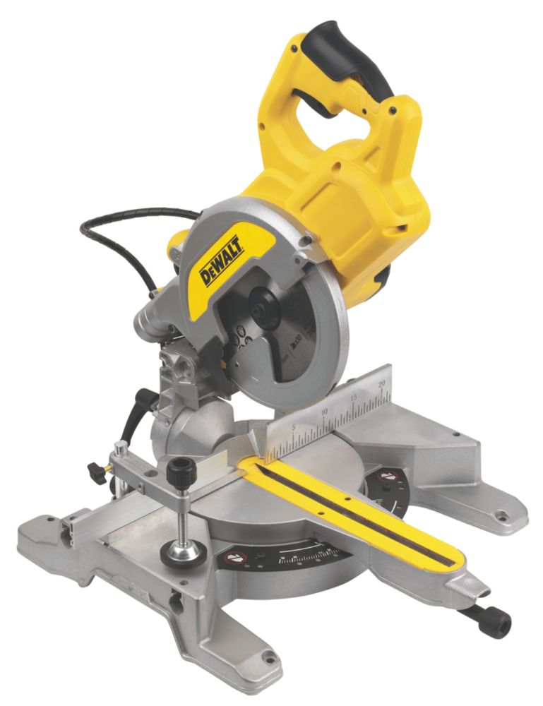 Image of DeWalt DWS777-GB 216mm Electric Single-Bevel Sliding XPS Compound Mitre Saw 240V 