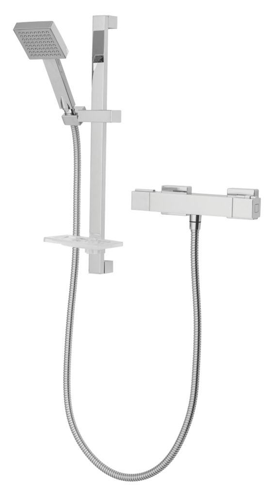 Image of Triton Muse Rear-Fed Exposed Chrome Thermostatic Mixer Shower 