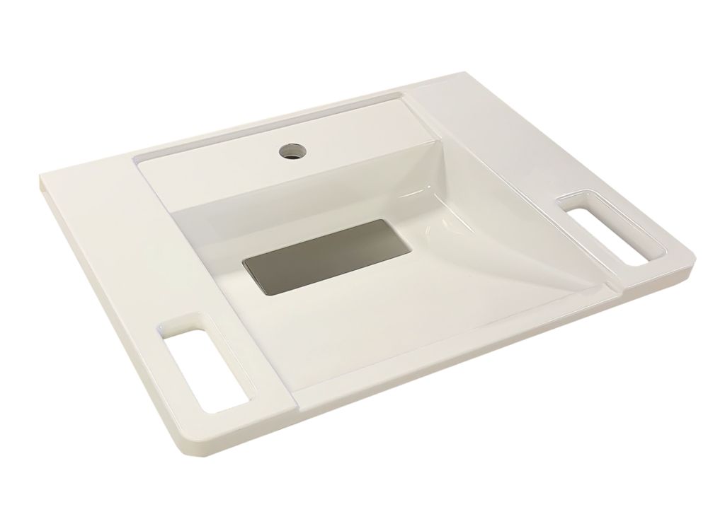 Image of EXOS Accessible Wash Basin 1 Tap Hole 380mm 