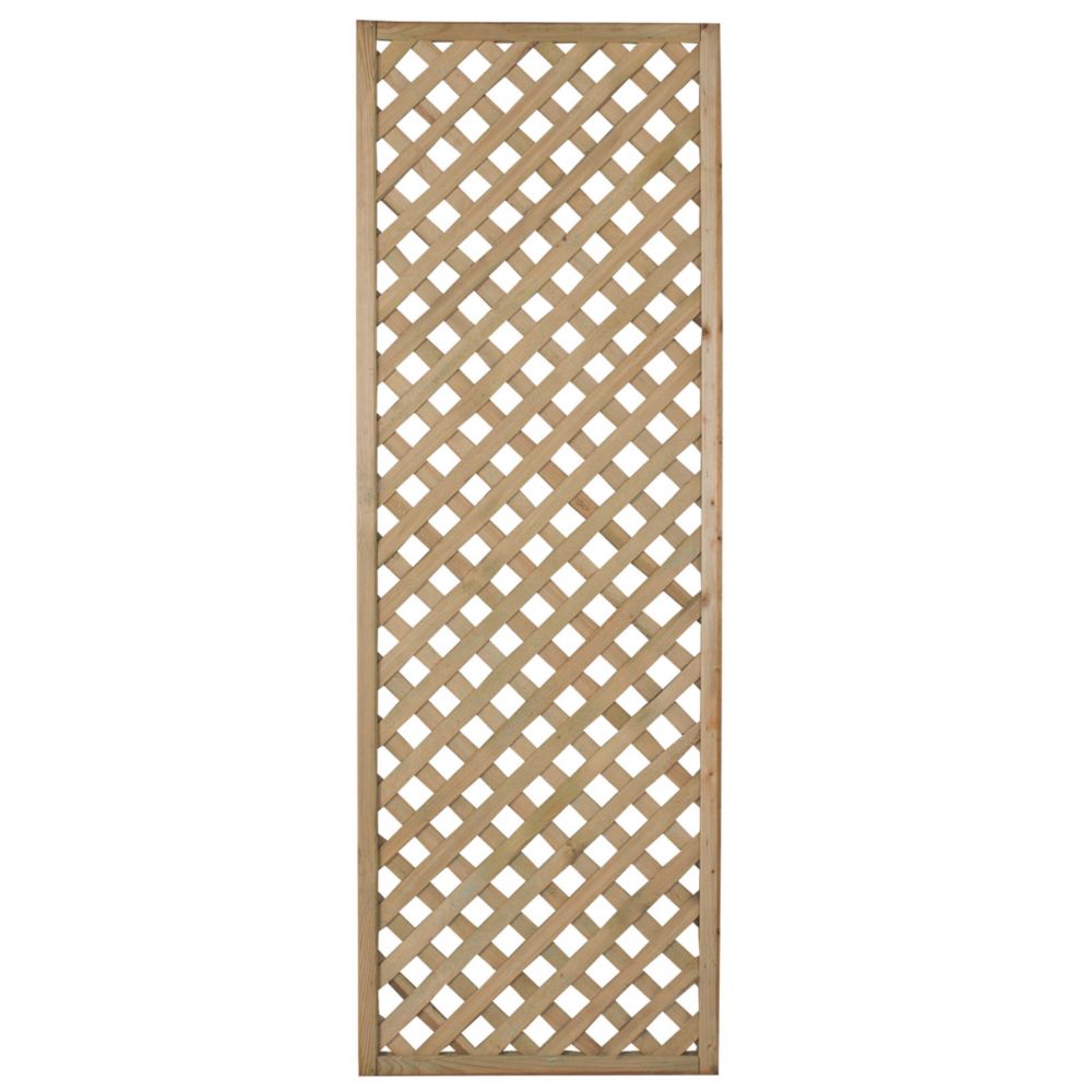 Image of Forest Rosemore Softwood Rectangular Trellis 2' x 6' 5 Pack 