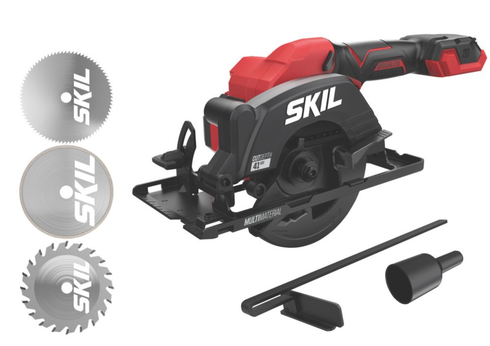 Image of Skil SW1E3540CA 120mm 20V Li-Ion PWRCORE 20 Brushless Cordless Compact Multi-Material Saw - Bare 