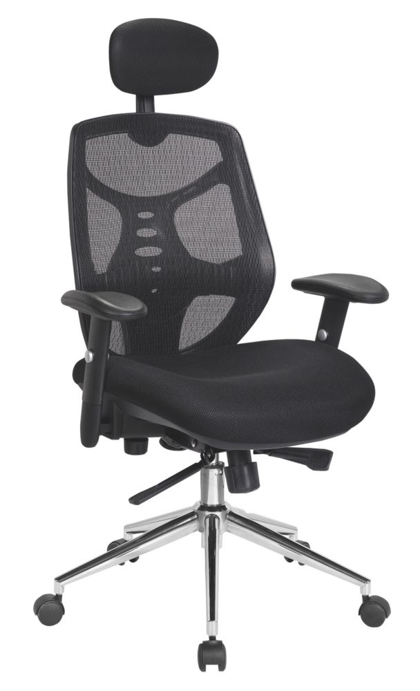 Image of Nautilus Designs Polaris High Back Executive Chair Black 